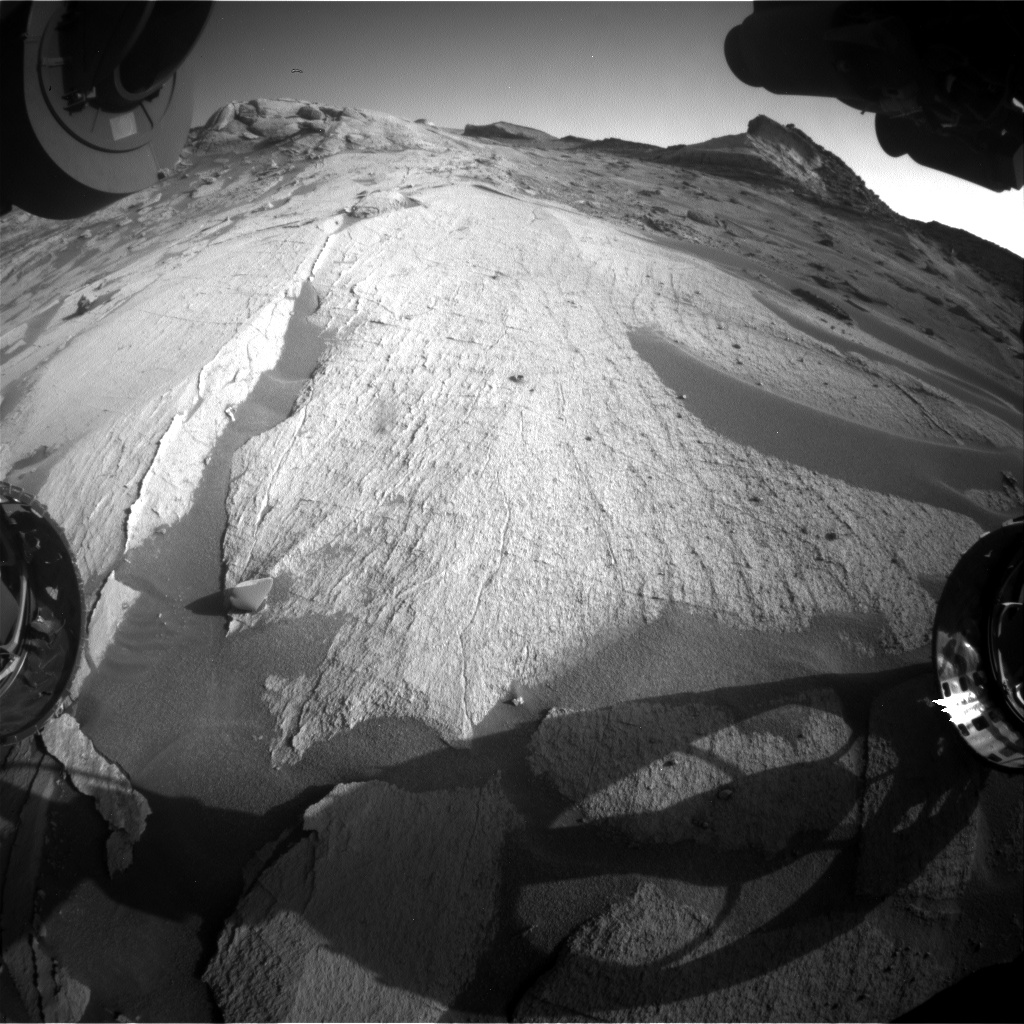 Nasa's Mars rover Curiosity acquired this image using its Front Hazard Avoidance Camera (Front Hazcam) on Sol 3246, at drive 390, site number 91