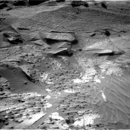 Nasa's Mars rover Curiosity acquired this image using its Left Navigation Camera on Sol 3247, at drive 510, site number 91