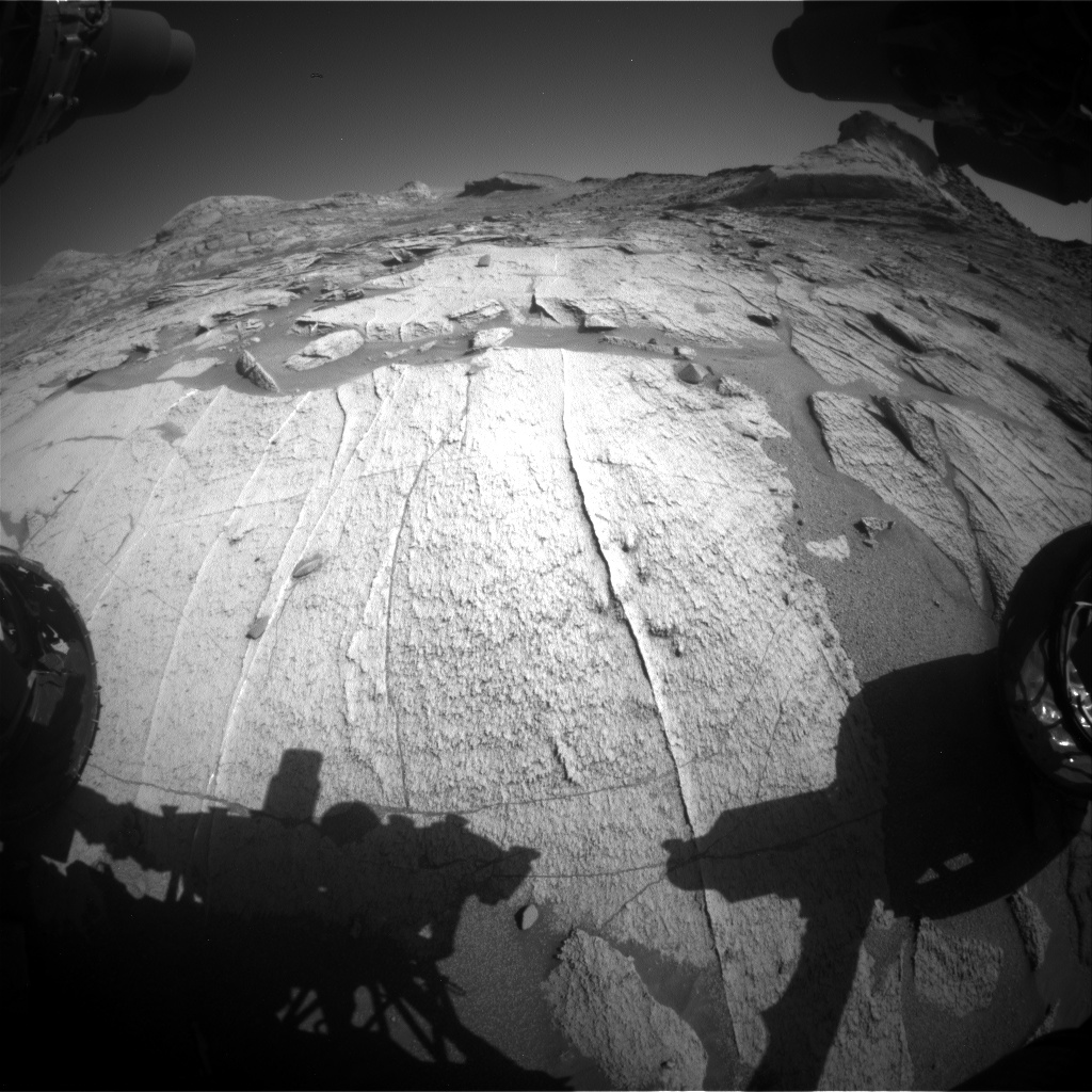 Nasa's Mars rover Curiosity acquired this image using its Front Hazard Avoidance Camera (Front Hazcam) on Sol 3274, at drive 660, site number 91