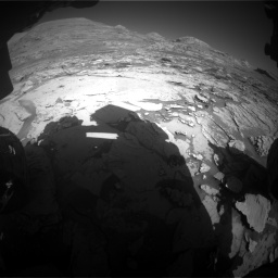 Nasa's Mars rover Curiosity acquired this image using its Front Hazard Avoidance Camera (Front Hazcam) on Sol 3277, at drive 738, site number 91