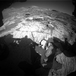 Nasa's Mars rover Curiosity acquired this image using its Front Hazard Avoidance Camera (Front Hazcam) on Sol 3277, at drive 804, site number 91