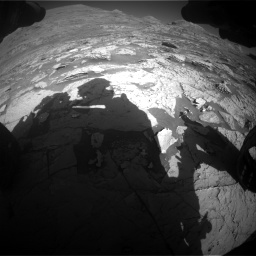 Nasa's Mars rover Curiosity acquired this image using its Front Hazard Avoidance Camera (Front Hazcam) on Sol 3277, at drive 786, site number 91