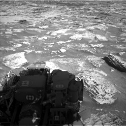 Nasa's Mars rover Curiosity acquired this image using its Left Navigation Camera on Sol 3277, at drive 852, site number 91