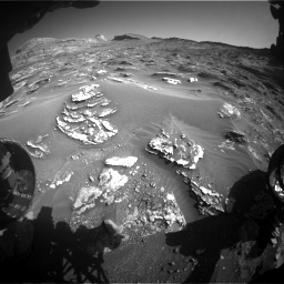 Nasa's Mars rover Curiosity acquired this image using its Front Hazard Avoidance Camera (Front Hazcam) on Sol 3278, at drive 1012, site number 91