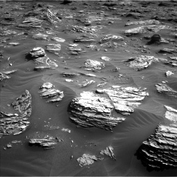 Nasa's Mars rover Curiosity acquired this image using its Left Navigation Camera on Sol 3278, at drive 1030, site number 91