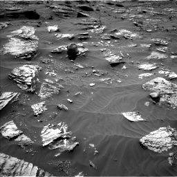 Nasa's Mars rover Curiosity acquired this image using its Left Navigation Camera on Sol 3279, at drive 1066, site number 91