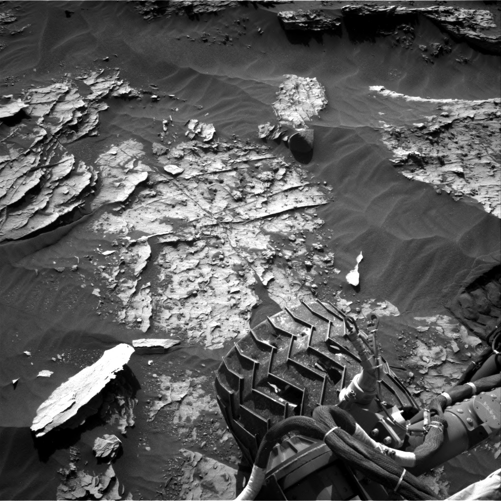 Nasa's Mars rover Curiosity acquired this image using its Right Navigation Camera on Sol 3279, at drive 1298, site number 91