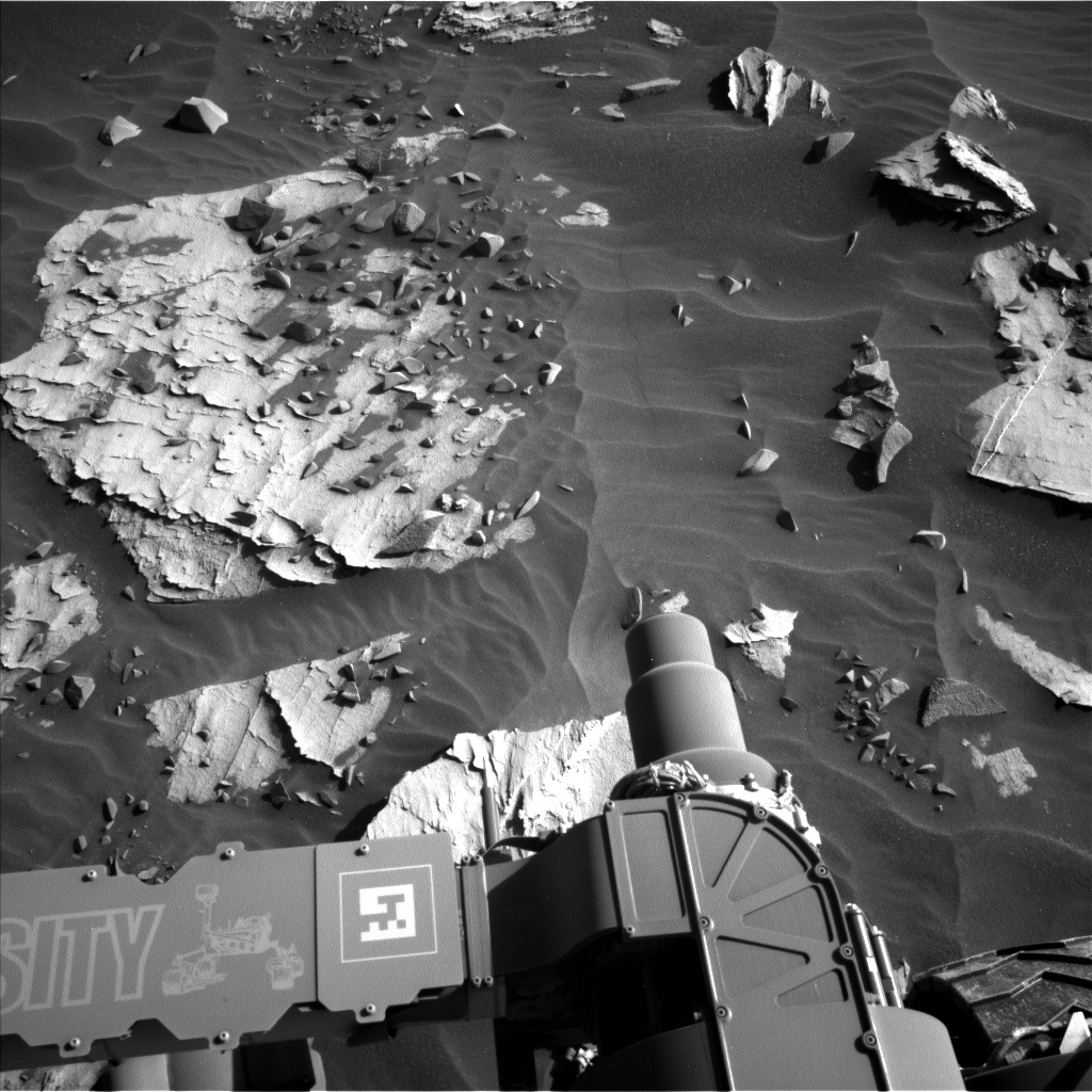 Nasa's Mars rover Curiosity acquired this image using its Left Navigation Camera on Sol 3280, at drive 1544, site number 91