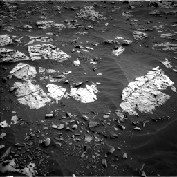 Nasa's Mars rover Curiosity acquired this image using its Left Navigation Camera on Sol 3284, at drive 1574, site number 91