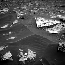 Nasa's Mars rover Curiosity acquired this image using its Left Navigation Camera on Sol 3284, at drive 1604, site number 91