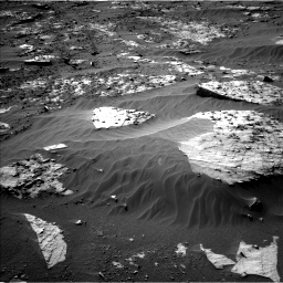 Nasa's Mars rover Curiosity acquired this image using its Left Navigation Camera on Sol 3284, at drive 1844, site number 91