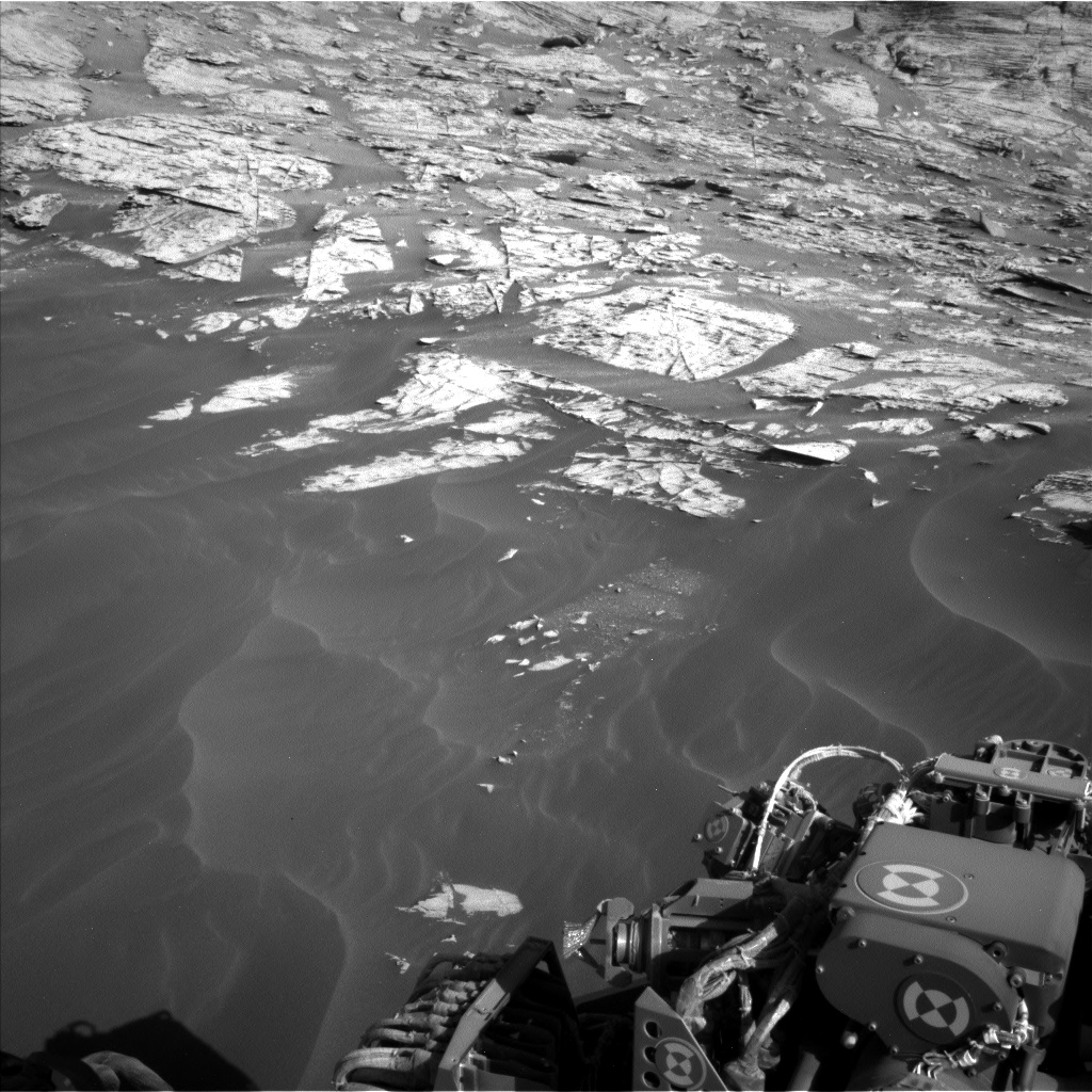Nasa's Mars rover Curiosity acquired this image using its Left Navigation Camera on Sol 3284, at drive 1904, site number 91