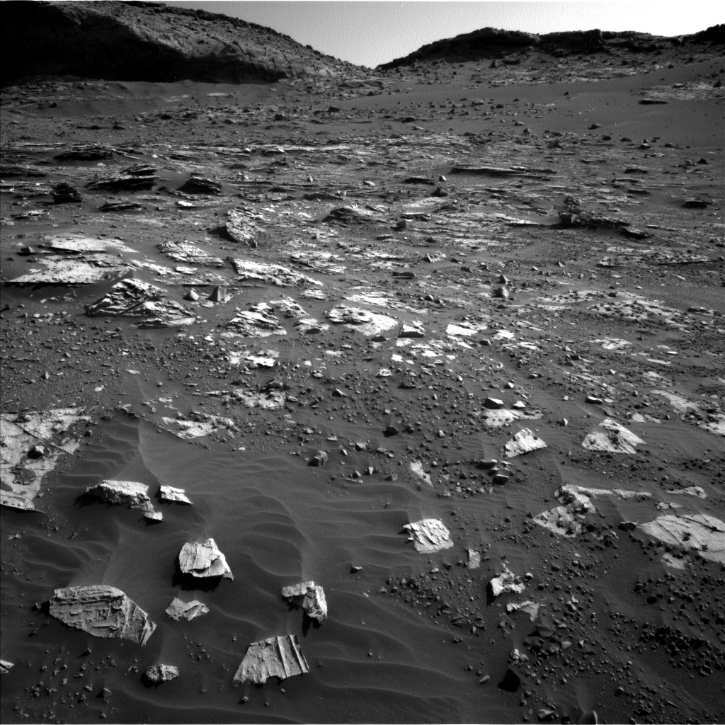 Nasa's Mars rover Curiosity acquired this image using its Left Navigation Camera on Sol 3284, at drive 1904, site number 91