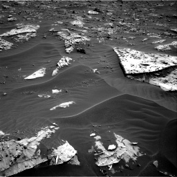 Nasa's Mars rover Curiosity acquired this image using its Right Navigation Camera on Sol 3284, at drive 1610, site number 91