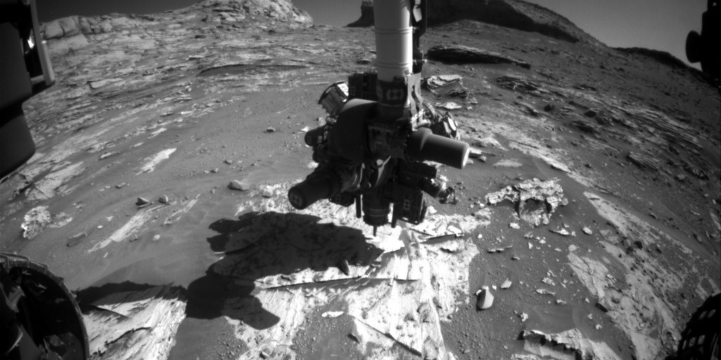 Nasa's Mars rover Curiosity acquired this image using its Front Hazard Avoidance Camera (Front Hazcam) on Sol 3287, at drive 2132, site number 91