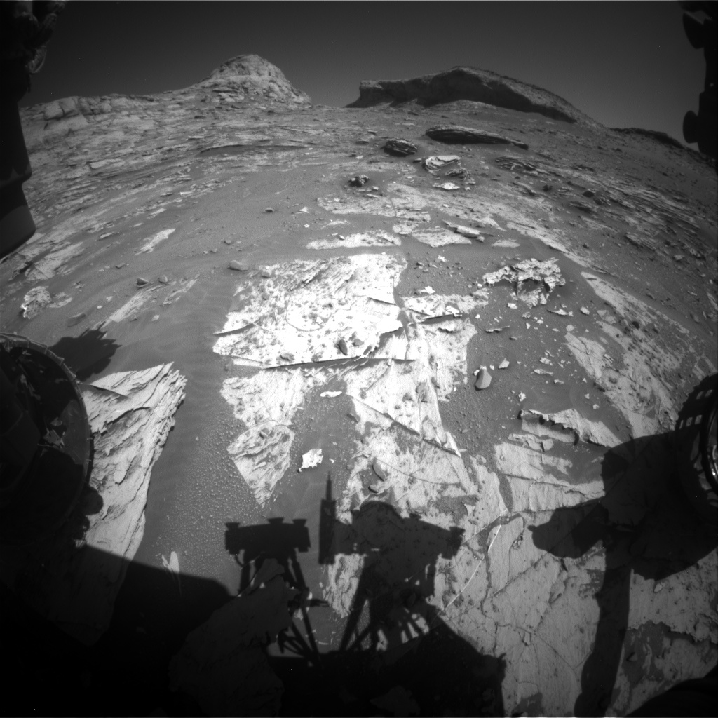 Nasa's Mars rover Curiosity acquired this image using its Front Hazard Avoidance Camera (Front Hazcam) on Sol 3288, at drive 2132, site number 91