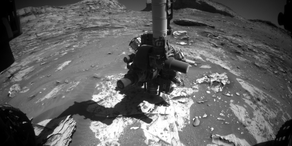 Nasa's Mars rover Curiosity acquired this image using its Front Hazard Avoidance Camera (Front Hazcam) on Sol 3289, at drive 2132, site number 91