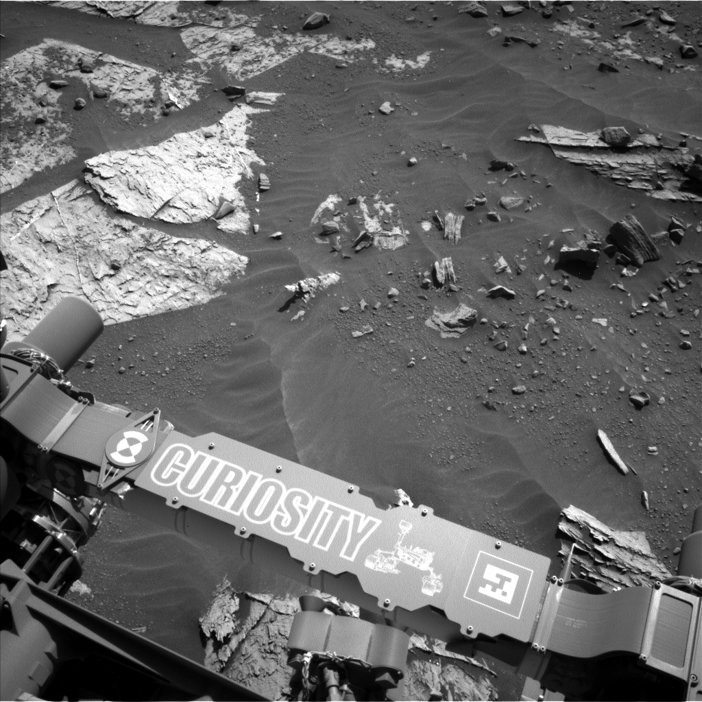 Nasa's Mars rover Curiosity acquired this image using its Left Navigation Camera on Sol 3312, at drive 2442, site number 91