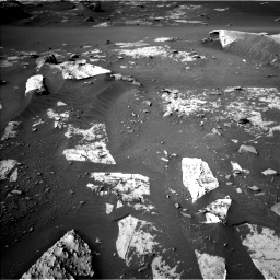 Nasa's Mars rover Curiosity acquired this image using its Left Navigation Camera on Sol 3313, at drive 2460, site number 91