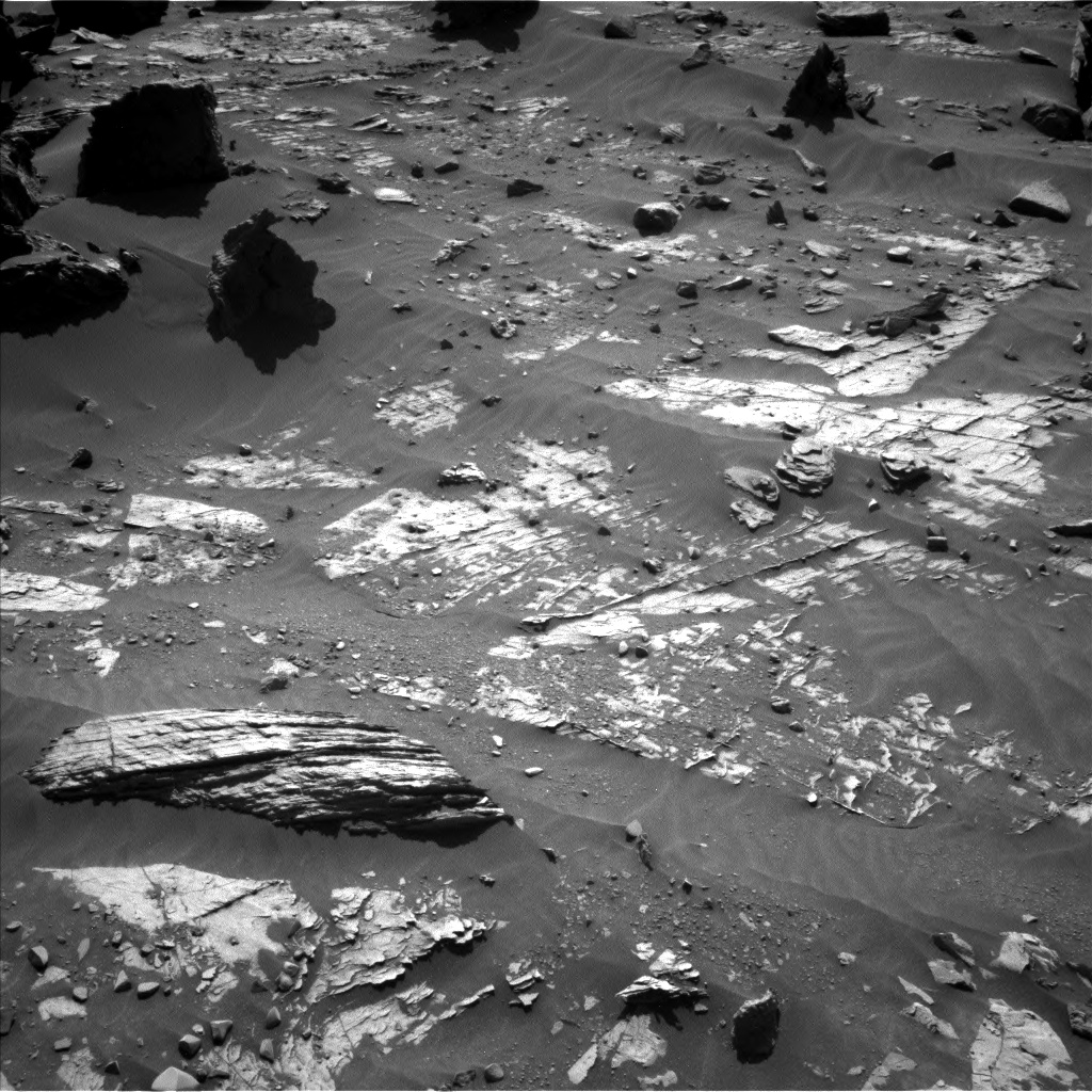 Nasa's Mars rover Curiosity acquired this image using its Left Navigation Camera on Sol 3313, at drive 2478, site number 91