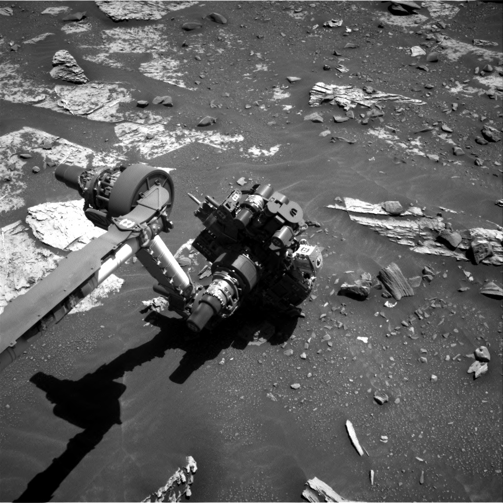 Nasa's Mars rover Curiosity acquired this image using its Right Navigation Camera on Sol 3313, at drive 2442, site number 91