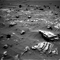 Nasa's Mars rover Curiosity acquired this image using its Left Navigation Camera on Sol 3318, at drive 2808, site number 91