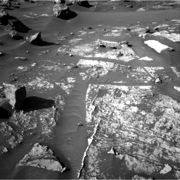 Nasa's Mars rover Curiosity acquired this image using its Right Navigation Camera on Sol 3318, at drive 2574, site number 91