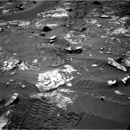 Nasa's Mars rover Curiosity acquired this image using its Right Navigation Camera on Sol 3318, at drive 2736, site number 91