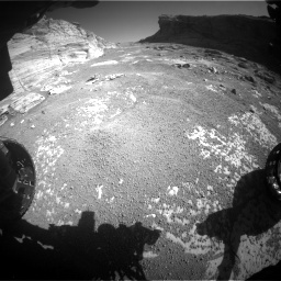 Nasa's Mars rover Curiosity acquired this image using its Front Hazard Avoidance Camera (Front Hazcam) on Sol 3319, at drive 3168, site number 91