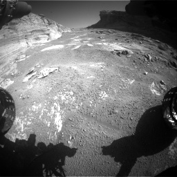 Nasa's Mars rover Curiosity acquired this image using its Front Hazard Avoidance Camera (Front Hazcam) on Sol 3319, at drive 3180, site number 91