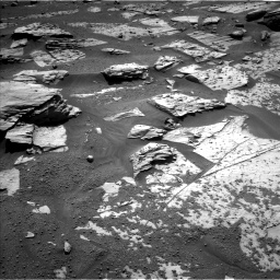 Nasa's Mars rover Curiosity acquired this image using its Left Navigation Camera on Sol 3322, at drive 3276, site number 91