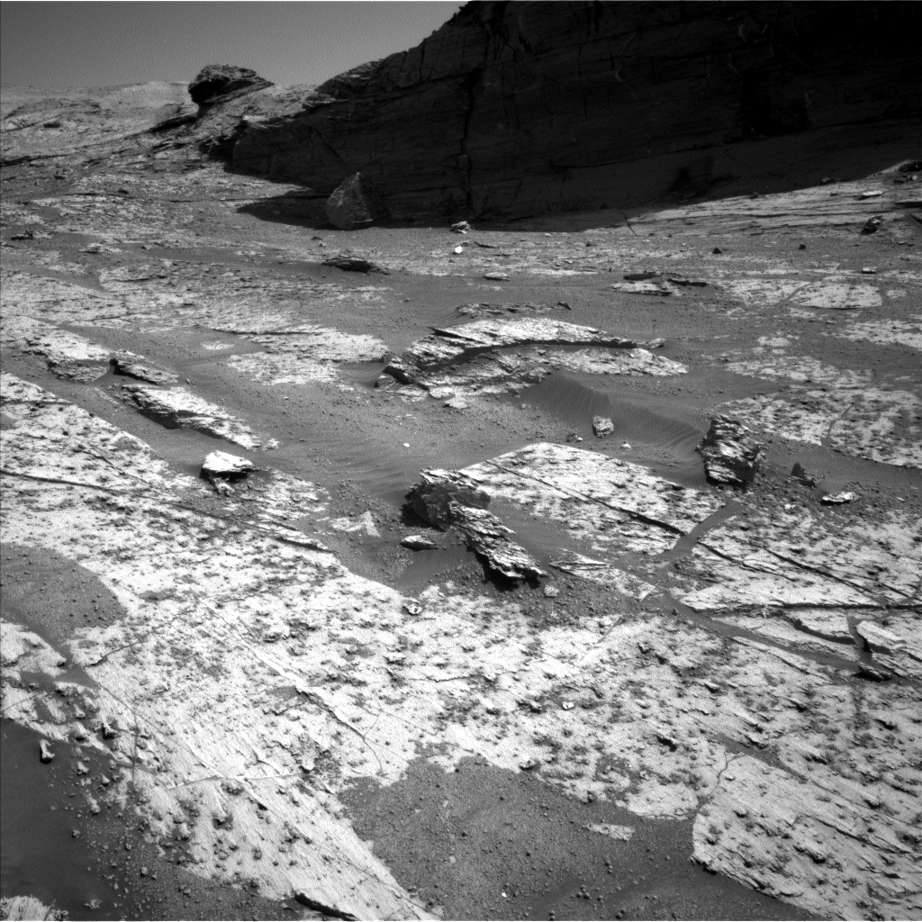 Nasa's Mars rover Curiosity acquired this image using its Left Navigation Camera on Sol 3322, at drive 3330, site number 91