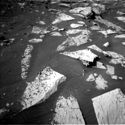 Nasa's Mars rover Curiosity acquired this image using its Left Navigation Camera on Sol 3322, at drive 3378, site number 91