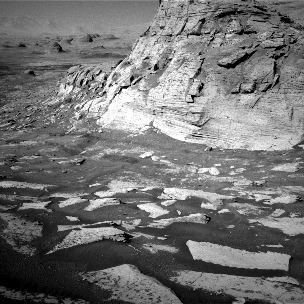 Nasa's Mars rover Curiosity acquired this image using its Left Navigation Camera on Sol 3322, at drive 0, site number 92