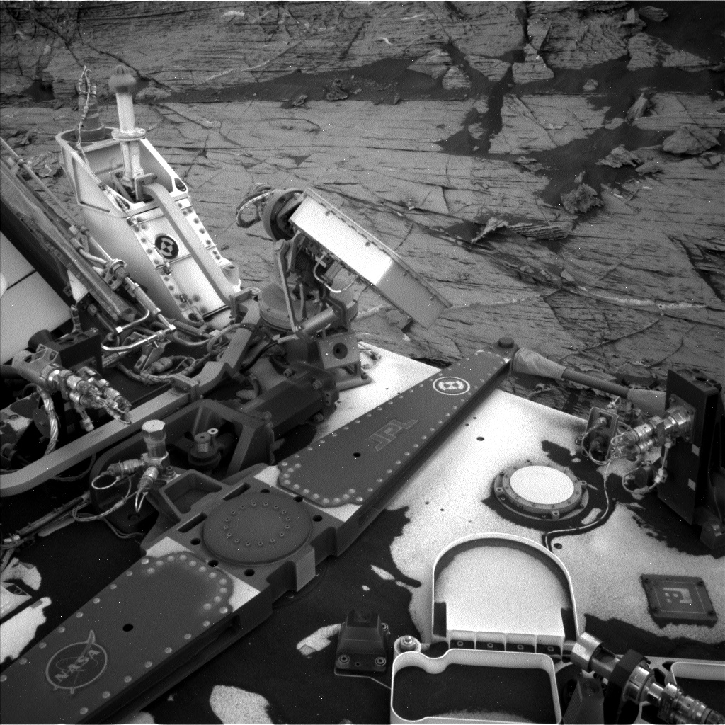 Nasa's Mars rover Curiosity acquired this image using its Left Navigation Camera on Sol 3324, at drive 84, site number 92