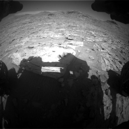 Nasa's Mars rover Curiosity acquired this image using its Front Hazard Avoidance Camera (Front Hazcam) on Sol 3329, at drive 354, site number 92