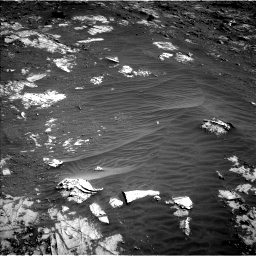 Nasa's Mars rover Curiosity acquired this image using its Left Navigation Camera on Sol 3329, at drive 294, site number 92