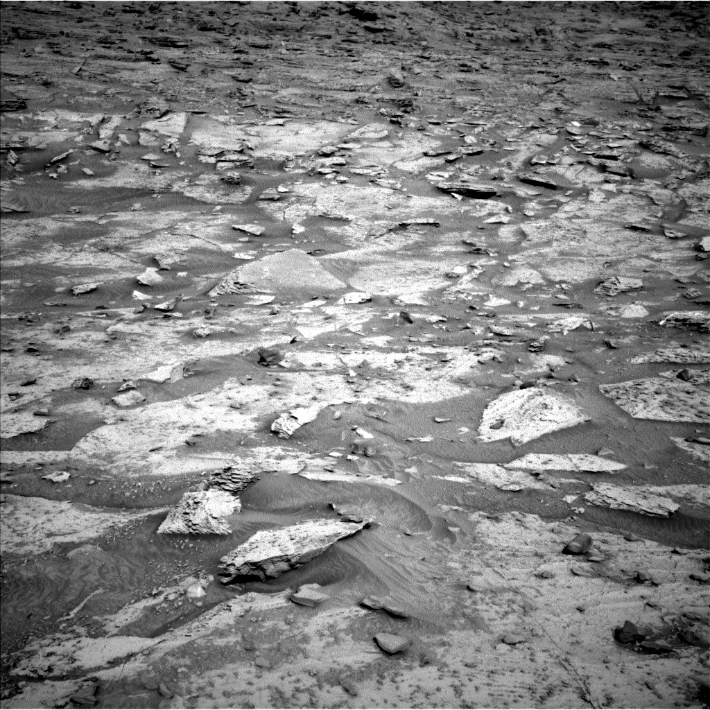 Nasa's Mars rover Curiosity acquired this image using its Left Navigation Camera on Sol 3329, at drive 420, site number 92