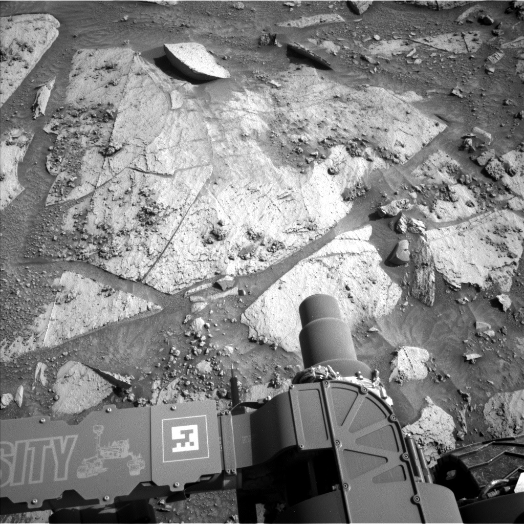 Nasa's Mars rover Curiosity acquired this image using its Left Navigation Camera on Sol 3331, at drive 768, site number 92