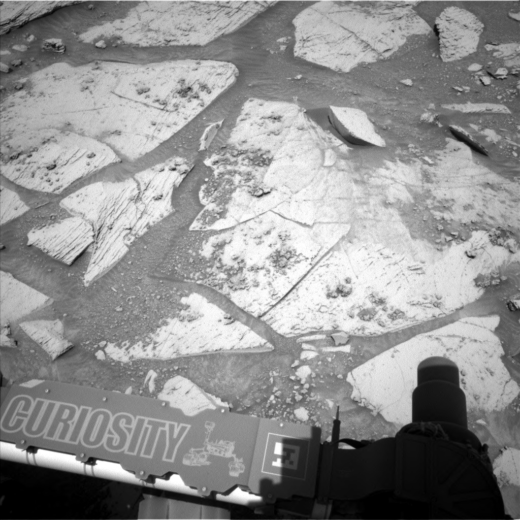 Nasa's Mars rover Curiosity acquired this image using its Left Navigation Camera on Sol 3332, at drive 768, site number 92