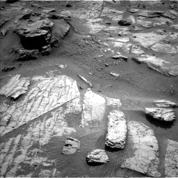Nasa's Mars rover Curiosity acquired this image using its Left Navigation Camera on Sol 3333, at drive 882, site number 92