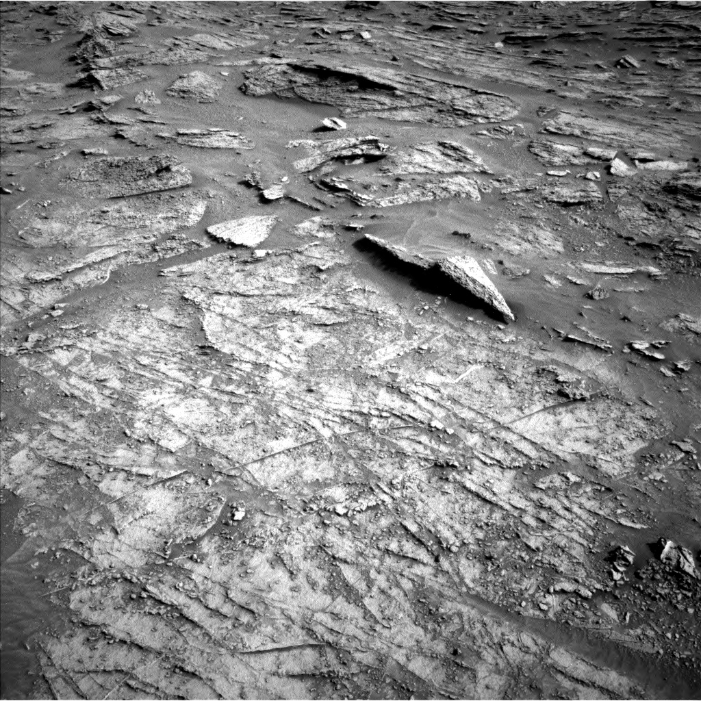 Nasa's Mars rover Curiosity acquired this image using its Left Navigation Camera on Sol 3333, at drive 1194, site number 92