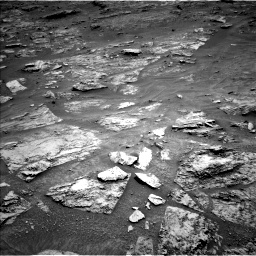 Nasa's Mars rover Curiosity acquired this image using its Left Navigation Camera on Sol 3345, at drive 1236, site number 92
