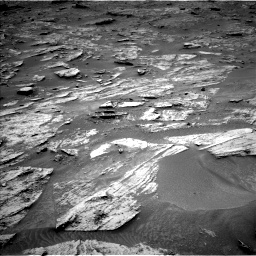 Nasa's Mars rover Curiosity acquired this image using its Left Navigation Camera on Sol 3345, at drive 1350, site number 92