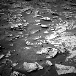 Nasa's Mars rover Curiosity acquired this image using its Left Navigation Camera on Sol 3345, at drive 1386, site number 92