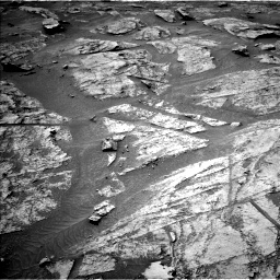 Nasa's Mars rover Curiosity acquired this image using its Left Navigation Camera on Sol 3345, at drive 1446, site number 92