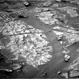 Nasa's Mars rover Curiosity acquired this image using its Left Navigation Camera on Sol 3345, at drive 1458, site number 92