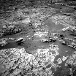 Nasa's Mars rover Curiosity acquired this image using its Left Navigation Camera on Sol 3345, at drive 1482, site number 92