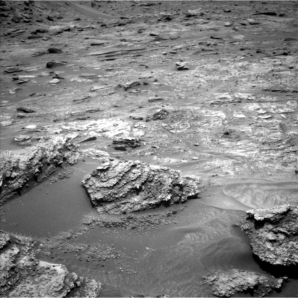 Nasa's Mars rover Curiosity acquired this image using its Left Navigation Camera on Sol 3345, at drive 1494, site number 92