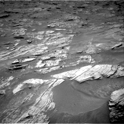 Nasa's Mars rover Curiosity acquired this image using its Right Navigation Camera on Sol 3345, at drive 1362, site number 92